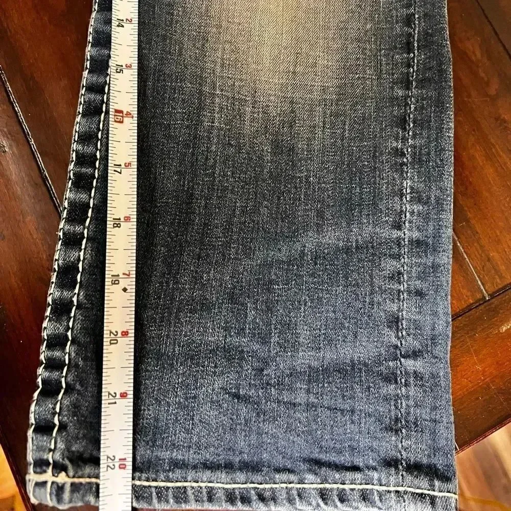 EUC Vigoss  Chelsea Capri Size 3/4 Length 21 Rolled cuff or 22 Straight #J11 - Picture 6 of 9